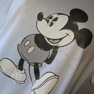 AWESOME MICKEY MOUSE TEE SHIRT WITH FADED GRAPHICS